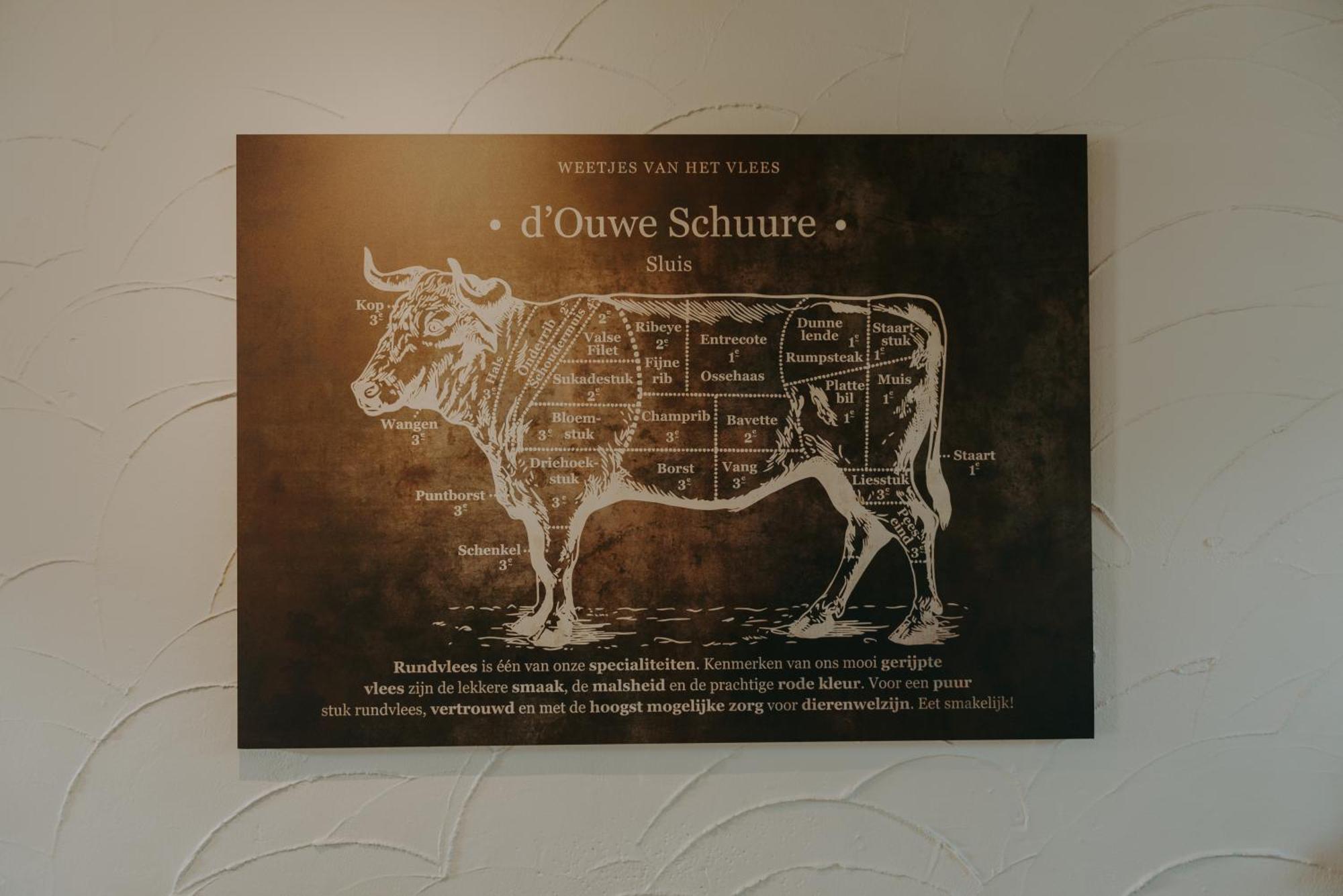 슬루이스 Ouwe Schuure B&B 외부 사진